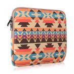 2 in 1 PC Qishare Bohemian Style Canvas Fabric Netbook  Laptop  Notebook Computer  MacBook Air Sleeve Case Bag Cover