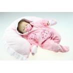 幼児用おもちゃ NPK collection Reborn Baby Doll, Vinyl Silicone 18 inch 45 cm Babies Doll, Lifelike express Toys Girl for Children Gift Pink Close