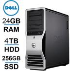 PC パソコン Windows 10 Dell Workstation | 8 CORE COMPUTER | Precision T7500 | 2 X Intel QUAD CORE Xeon up to 3.33GHz | 256GB SSD |*NEW* 4TB HDD |