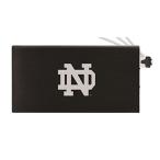 電源 8000 mAh Portable Cell Phone Charger-University of Notre Dame-Black