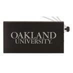 電源 8000 mAh Portable Cell Phone Charger-Oakland University -Black