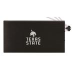 電源 8000 mAh Portable Cell Phone Charger-Texas State University -Black