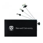 電源 8000 mAh Portable Cell Phone Charger-Harvard University -Black