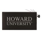 電源 8000 mAh Portable Cell Phone Charger-Howard University -Black