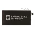 電源 8000 mAh Portable Cell Phone Charger-Indiana State University -Black