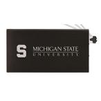 電源 8000 mAh Portable Cell Phone Charger-Michigan State University-Black