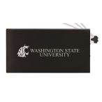 電源 8000 mAh Portable Cell Phone Charger-Washington State University -Black