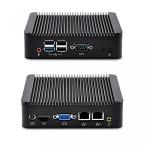 PC パソコン Fanless mini pc Qotom-Q190S 2G ram 16G SSD celeron J1900 quad core processor dual nic low heat 1080P DC 12V cheap pc