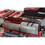 メモリ G.SKILL 8GB (2 x 4GB) TridentZ Series DDR4 PC4-32000 4000MHz Intel Z170 Platform Desktop Memory Model F4-4000C19D-8GTZ