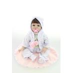 幼児用おもちゃ Reborn Baby Doll Soft Silicone vinyl 22 inch 55 cm Lovely Lifelike Cute Baby Boy Girl Toy Lovely girl