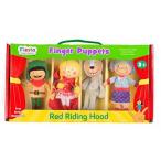 乗り物おもちゃ Tellatale Red Riding Hood Finger Puppet Set by Tellatale