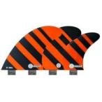 サーフィン SHAPER FINS FCS CORE-LITE S3 ORANGE ZEBRA 5 FIN SET