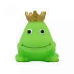 幼児用おもちゃ Lilalu 8 x 8 cm50 g Collector and Baby Rubber Duck Frog with Crown Bath Toy (Green) by Lilalu