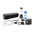 ゲーミングPC Thermaltake Pacific DIY LCS RL360 High Capacity D5 ResPump RGB Riing Fan Water Cooling Kit CL-W113-CA12SW-A