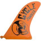サーフィン Captain Fin Co. Cycle Zombies Crash Helmet 10 Surfboard Fin, Orange