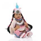 幼児用おもちゃ SanyDoll native American indian doll 22'' collection Very popular&amp;rare reborn baby doll Cultural and educational collection