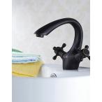 ミキサー Ling@ Basin mixer Bathroom Sink Faucets Traditional Brass Oil rubbed Bronze