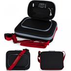 2 in 1 PC Vangoddy Black Nylon Compact Cube Carrying Case Messenger Bag for Apple iPad Pro 10.5"  iPad 9.7" 2017  iPad Air 9.7"