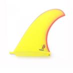 サーフィン Captain Fin Co. JJ Wessels Peanut Gallery 9.75 Surfboard Fin, Yellow