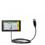 2 in 1 PC USB Data Hot Sync Straight Cable designed for the Garmin DriveAssist 50LMT with Charge Function ? Two functions in one unique Gomadic