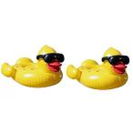 乗り物おもちゃ 2) GAME Giant Inflatable Floating Riding Derby Duck Pool Float Lounge | 5000