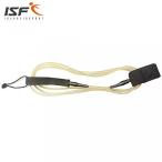 サーフィン ISF Quality PU Surf Leash Yellow Leg Strap 6'-12' Straight Surf Rope with Double Swivels