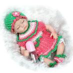 幼児用おもちゃ Lifelike Reborn Baby Soft Vinyl Sleeping Girl Doll Preemie for Women Treats,18-Inch Nursery Toy