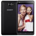 SIMフリー スマートフォン 端末 Xgody X11 5 Inch Cell Phone Unlocked Android 5.1 Quad Core Dual SIM 5.0MP with GPS Black