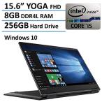 2 in 1 PC Lenovo Yoga 710 15.6-Inch 2-in-1 Convertible FHD Touchscreen Premium Laptop  Tablet (Intel Core i5-6200U 3M Cache 2.8GHz, 8GB DDR4 2133MHz