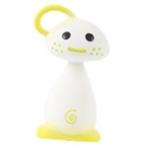 幼児用おもちゃ Super Vulli Chan Pie Gnon Natural Rubber Soft Chew Toy, Yellow w Squeaker Sound (Baby Development) Toy  Game  Play  Child  Kid by