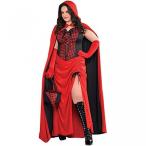 乗り物おもちゃ Ladies Red Riding Hood Enchantress Full Length Fancy Dress Costume Outfit Plus Size UK 18-20 Extra Large XXXL Size by Amscan
