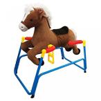乗り物おもちゃ Kiddieland Rocking Plush Bounce n' Ride Pony with Handles, Brown | 044677