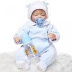 幼児用おもちゃ Reborn Baby Doll Realistic Baby-Lifelike Silicone Sleeping Boy Toy For DINK Families and Seniors, 17 Inch Collect Babies Gift, Birth