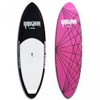 サーフィン Kanghua Carbon Innegra Performance Surf Stand Up Complete Paddle Board with FinsLeash, BlackPurple, 8'