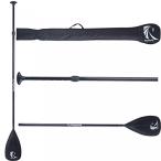 サーフィン Raystreak Adjustable Fiberglass Shaft Paddle 2 Piece Stand Up Paddle with Paddle Bag