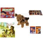 幼児用おもちゃ Children's Gift Bundle - Ages 3-5 [5 Piece] - Dora the Explorer Edition Memory Game - Emergency 911 Fire Police Wooden Peg Puzzle Toy