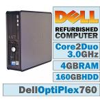 PC パソコン Dell OptiPlex Core 2 Duo E8400 @ 3.00 GHzNew 4GB DDR2160GB HDDDVD-RWWINDOWS 10 64 BIT