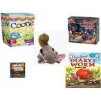 幼児用おもちゃ Children's Gift Bundle - Ages 3-5 [5 Piece] - Cootie Game - Melissa &amp; Doug Close Call Floor 48 Piece Puzzle Toy - Ty Beanie Baby -