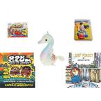 幼児用おもちゃ Children's Gift Bundle - Ages 3-5 [5 Piece] - Original Memory Game - Horses, Apples, Planes Edition - Preschool Disney Baby Mickey 3D