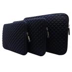 2 in 1 PC AZ-Cover 13.3-Inch Simplicity Stylish Diamond Foam Shock-Resistant Neoprene Sleeve (Black) For HP Pavilion 13 x360 13.3" 2-in-1 Touchscreen