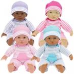 幼児用おもちゃ 11 Soft Body Baby Dolls (set of 4) by JC Toys Designed by Berenguer