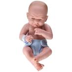 幼児用おもちゃ La Newborn Boutique - Realistic 14 Anatomically Correct Real Boy Baby Doll - All Vinyl First Day Designed by Berenguer - Made in Spain