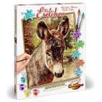 幼児用おもちゃ Schipper 609240743 Baby Donkey Paint By Numbers Board by Schipper