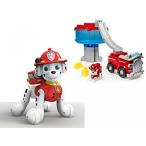 電子おもちゃ Paw Patrol Zoomer Marshall Interactive Pup with Missions Sounds and Phrases and IONIX Jr. Paw Patrol Tower 28 Pieces Lego Block Set