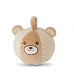 幼児用おもちゃ EverEarth Organic Soft Toy Plush Bear Cuddly Ball Teddy Bear Infant Toy EE33683 by EverEarth