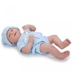 幼児用おもちゃ La Newborn Boutique - Realistic 15 Anatomically Correct Real Boy Baby Doll - All Vinyl Blue Knit Designed by Berenguer - Made in Spain