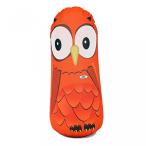 電子おもちゃ Bonk Fit Inflatable Bop Bag Toy with Standing Punching Bag and Machine Washable Fabric Cover - Emma Owl