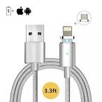 2 in 1 PC 2 in 1 Charger,Lazaga Magnetic USB Charger &amp; Sync Cable With LED Light Indicator For Android and iPhone, 3.3 ft Long With High Charging