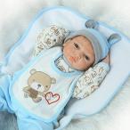 幼児用おもちゃ SanyDoll Reborn Baby Doll Soft Silicone 22inch 55cm Magnetic Lovely Lifelike Cute Lovely Baby