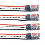 電子おもちゃ 4PCS 35amp Brushless ESC DYS Aria 35A BLHeli_32 32Bit 3-6S Dshot1200 Built-in Current Meter Sensor Electronic Speed Controller for FPV